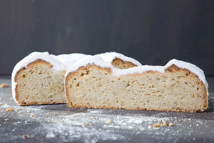 Mandelstollen ungezuckert eigene Herstellung