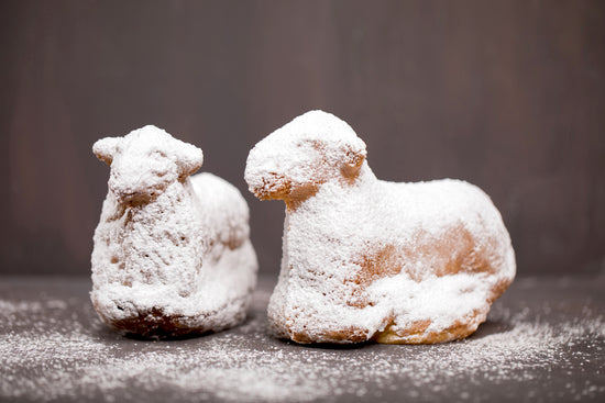 Osterlamm Paar Stollenmanufaktur Erzgebirge Osterlamm Paar Stollenmanufaktur Erzgebirge