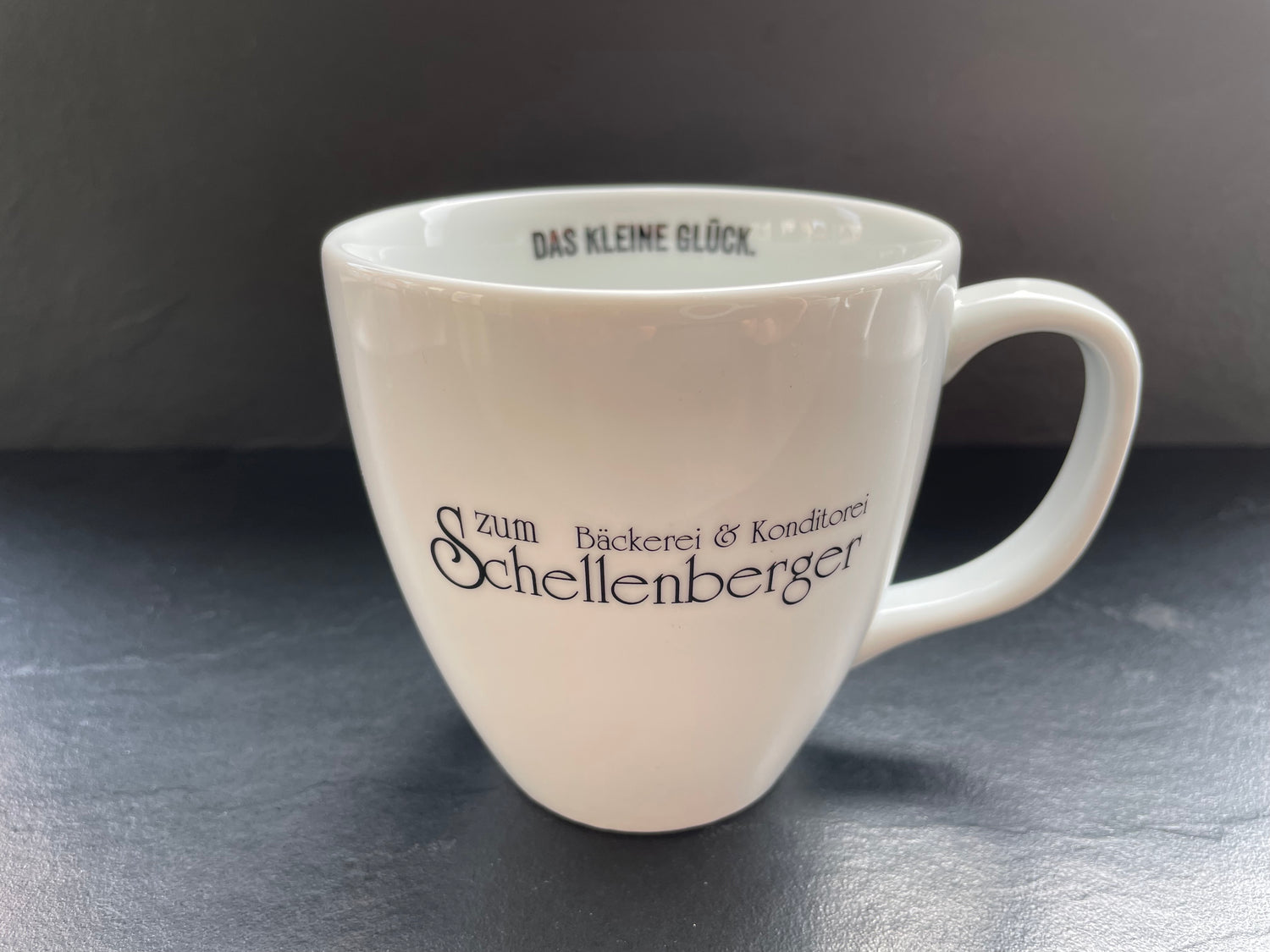Porzellantasse "Schellenberger" Stollenmanufaktur Erzgebirge